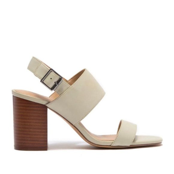 14th & Union Shoes - 14th & Union Meren Block Heel Sandal Bone 11